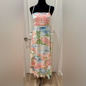 NWT Paper Heart Tropical Print Maxi Dress - M